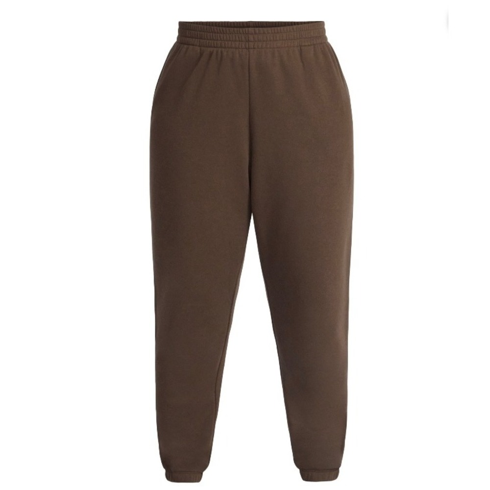 Terra & Sky Brown Fleece Sweatpants Joggers Plus Size 4X 28W-30W TS3636010487